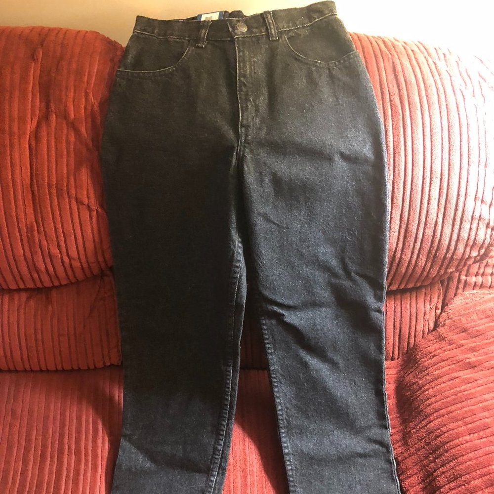 NWT 90s vintage denim charcoal wash Mom jeans